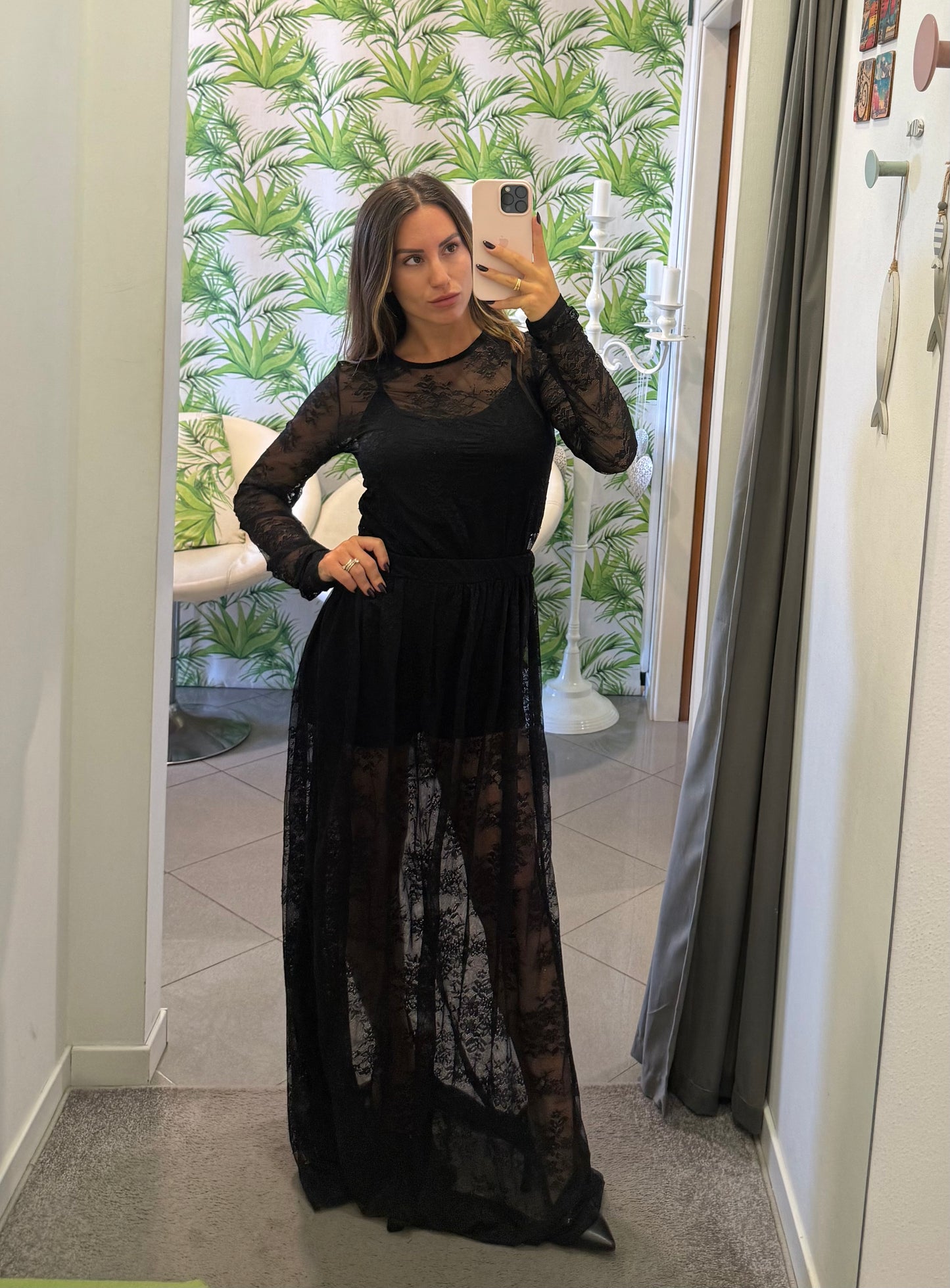 Maglia in pizzo Kontatto